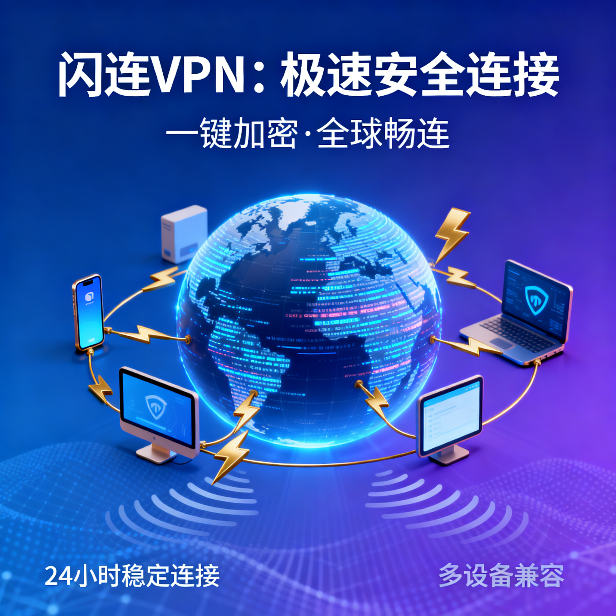 数字游民的理想网络工具——闪连VPN让你工作娱乐两不误